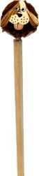 Wooden pencil with dog pom-pom