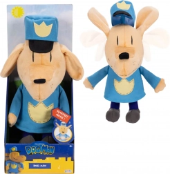 Peluche DOG MAN policier avec sifflet 26 cm