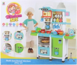 Children's Kitchen Blue 100 cm with Water and Sounds