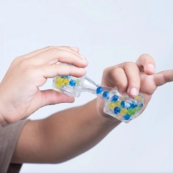 Fidget Blox Sound relaksacijska kocka – plava i žuta