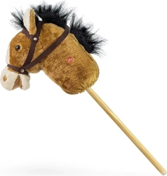 cheval bâton à bascule avec sons Milly Mally brun clair