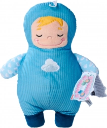 Simba Squishbabies zacht baby’tje in blauw pakje 28 cm