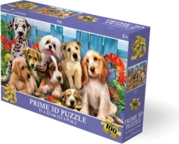 3D puzzle štenci 100 dijelova 31 × 23 cm
