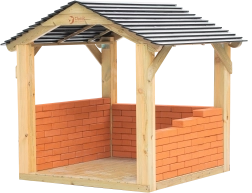 Mega építőkészlet Classic World EVA téglák 55 db