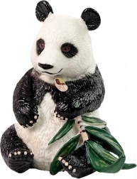 Collectible Giant Panda Figurine with Bamboo
