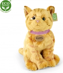Rappa Chat en peluche brun 25 cm écologique
