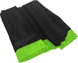 Ochranná síť SKYRAMIZ k zahradní trampolíně 305 cm, 6 tunelů – Zelená