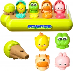 Interactive pop-up farm with animals WOOPIE BABY