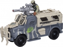 Katonai jármű figurával és effektekkel