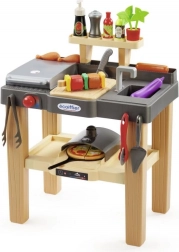 Summer kids’ kitchen with pizza oven Ecoiffier