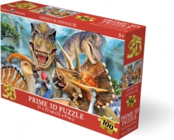 Puzzle 3D Selfie dei dinosauri 100 pezzi