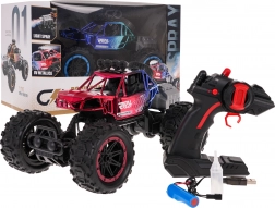 RC crawler REAL ROCK s funkcijom dima 1:16 – Crvena