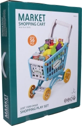 Kids’ shopping cart with groceries 40 × 24.5 × 44 cm