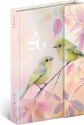 Ugentlig magnetisk dagbog Fugle 2026