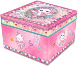 Klasszikus zenélő doboz – balerina cica