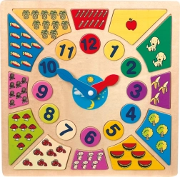 Umetni zračne puzzle – nauči se sat small foot