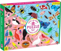 Puzzle doppia faccia Mudpuppy insetti e uccelli 100 pezzi