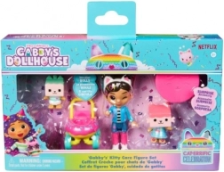 Gabby’s Dollhouse zestaw figurek Kitty Care z wózkiem i niespodzianką