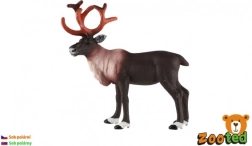 Polar-rensdyr plastfigur 15 cm