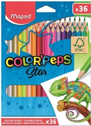 Barvice MAPED Color'Peps, 36 kos