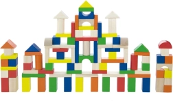 Blocchi di legno nel secchiello 100 pz BABU