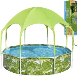 Bestway kerti medence vázzal 244 × 51 cm napellenzővel SPLASH-IN-SHADE