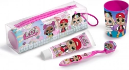 Set per l'igiene dentale per bambini con motivo L.O.L.