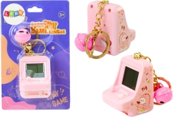 Electronic Game Tetris Pocket Keychain Pink