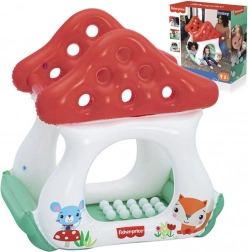 Inflatable Mushroom House with Balls Fisher Price