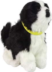 Interactive Plush Border Collie Puppy – barks and wags its tail