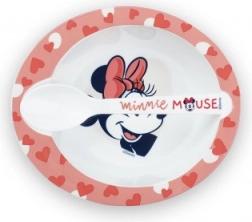 Set di stoviglie per microonde con ciotola e cucchiaino DISNEY Minnie