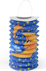 Papirlanterne med månemotiv 15 cm