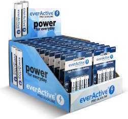 Alkalické baterie AAA (LR03) EVERACTIVE PRO – obchodní displej 96 ks