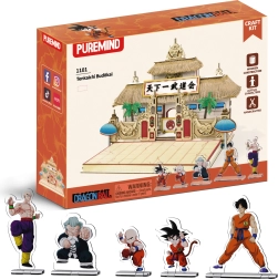 Puremind modèle 3D en bois DRAGON BALL Tenkaichi Budokai – scène DIY puzzle