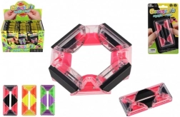 Antistress-puslespil rektangel med kugler, plast 4 × 8 cm