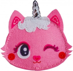 Kreativni set – ružičasta mačkasta novčanica Filcani robotići