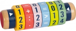 Small Foot wooden roller calculator for kids