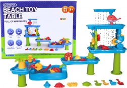 Grand parc aquatique interactif Table Moules de sable Moulins