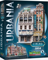 WREBBIT 3D Puzzle Urbania: Cinema, 300 pieces