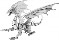 METAL EARTH 3D-Puzzle Silberner Drache (ICONX)