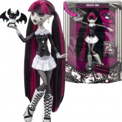 Monster High Draculaura Reel Drama punčka 26 cm z dodatki – outlet
