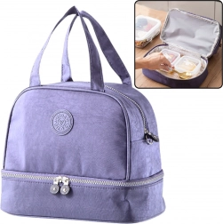 Fioletowy izolowany termos na lunch