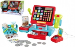 Cash Register for Kids with Touch Screen and Accessories