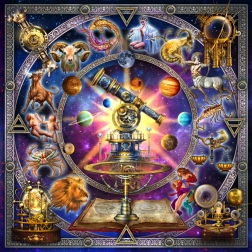 BLUEBIRD square constellation puzzle – 1000 pieces