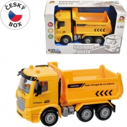 Bauauto mit Schwungrad für Kinder 16 cm