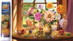 Norimpex diamantové malování Letní kytice 30x40 cm