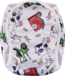 T-TOMI Costume da bagno pannolino Farm, taglie S, M e L  S