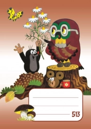 Školní sešit A5 linkovaný KRTEK 10 listů BOBO BLOK