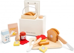 Træbageri til brød med tilbehør