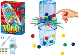 Skill Game Falling Marbles Tower Sticks